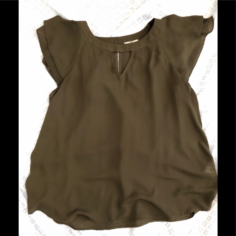 Olive Green Blouse